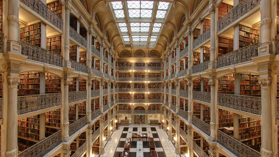 The Peabody Library in Baltimore