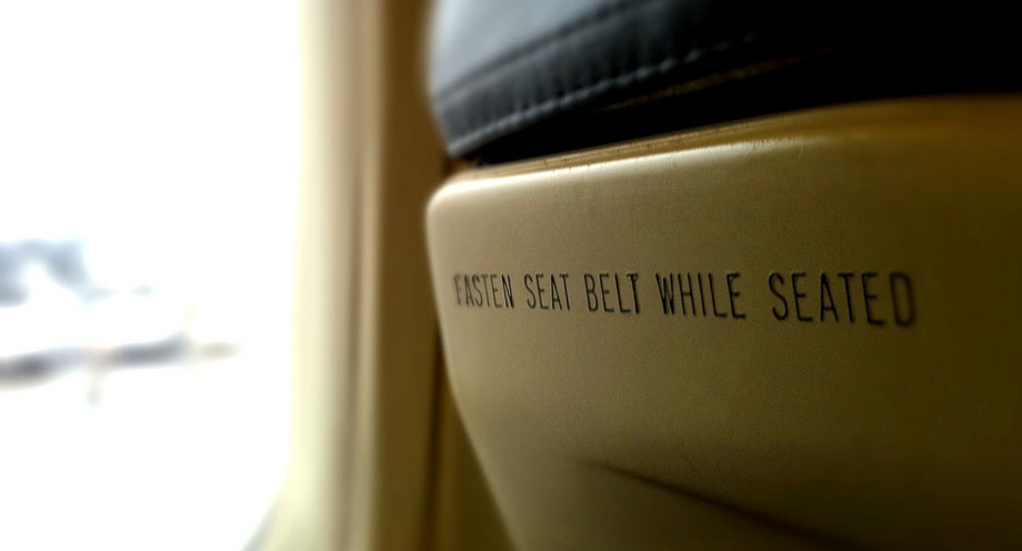 fasten seatbelts